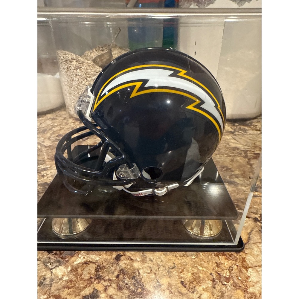 LADILADINIAN TOMLINSON Signed San Diego Chargers Mini Helmet NFL Autographed - Picture 4 of 5